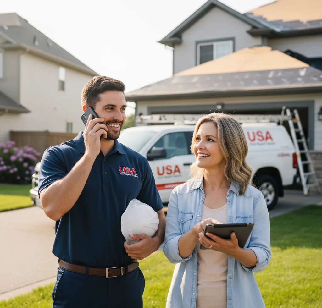 USA Roof Repair Experts customer support in Fond Du Lac